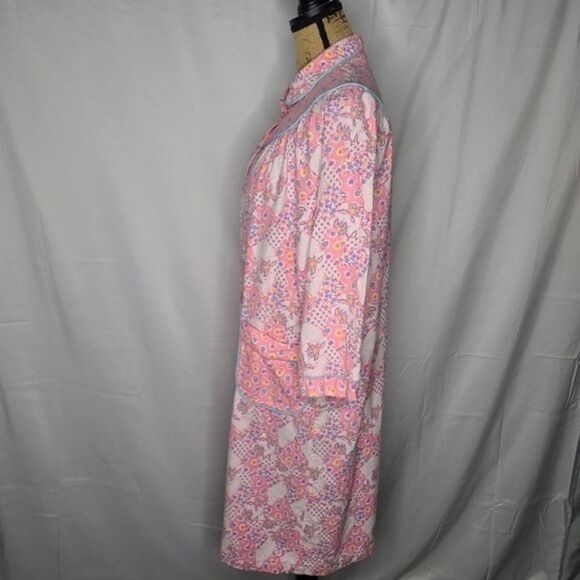 Vintage Super Girly Pink Barbiecore Maxi Length Night Gown - Picture 5 of 14